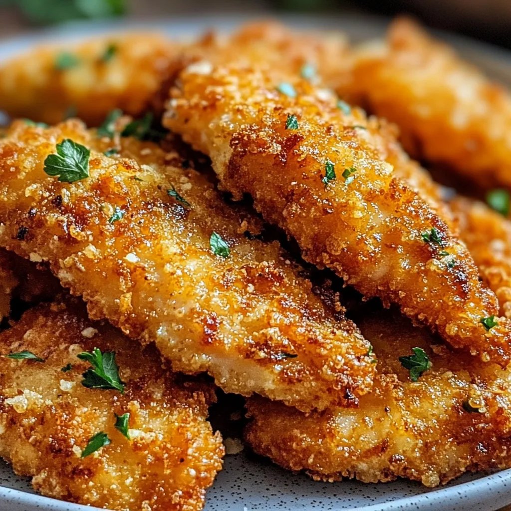 Crispy Homemade Baked Chicken Tenders