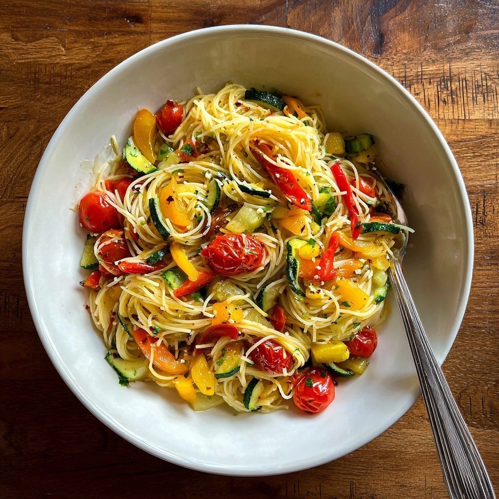 Angel Hair Pasta Primavera