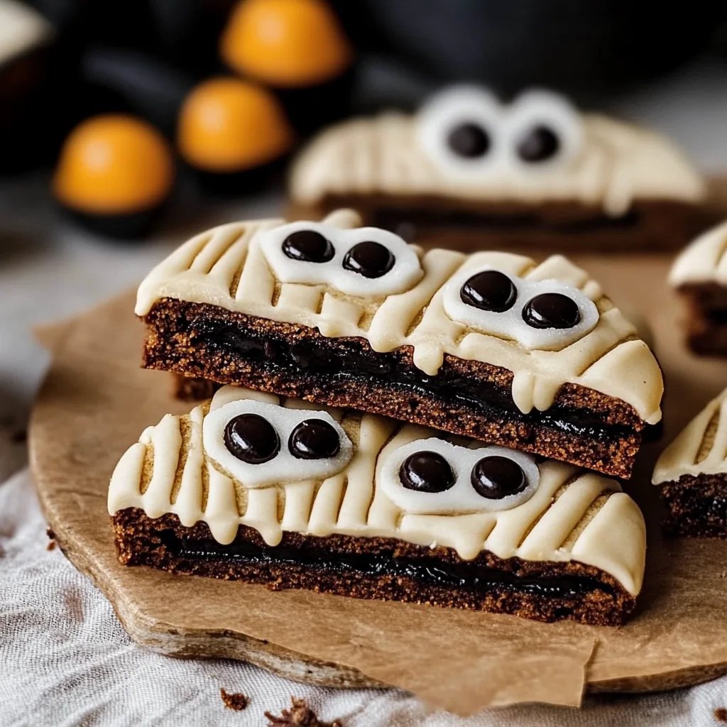 Halloween Mummy Cookies