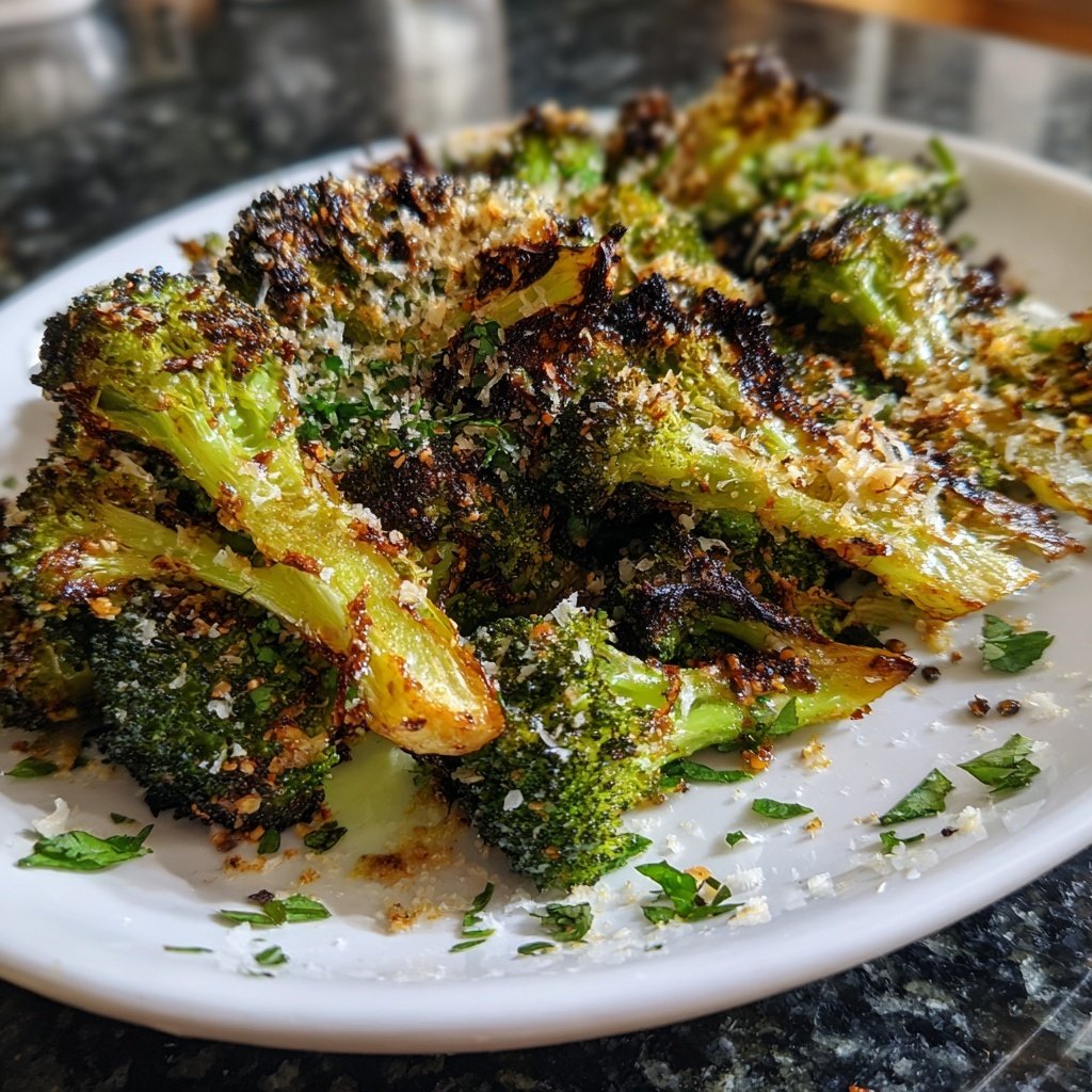 Roasted Broccoli With Parmesan