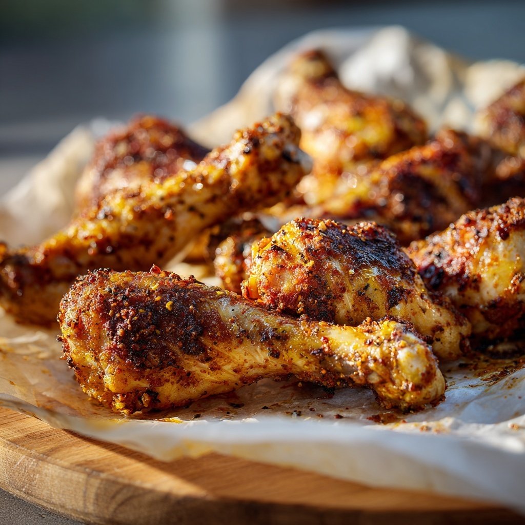 Crispy Oven Baked Chicken Drumsticks