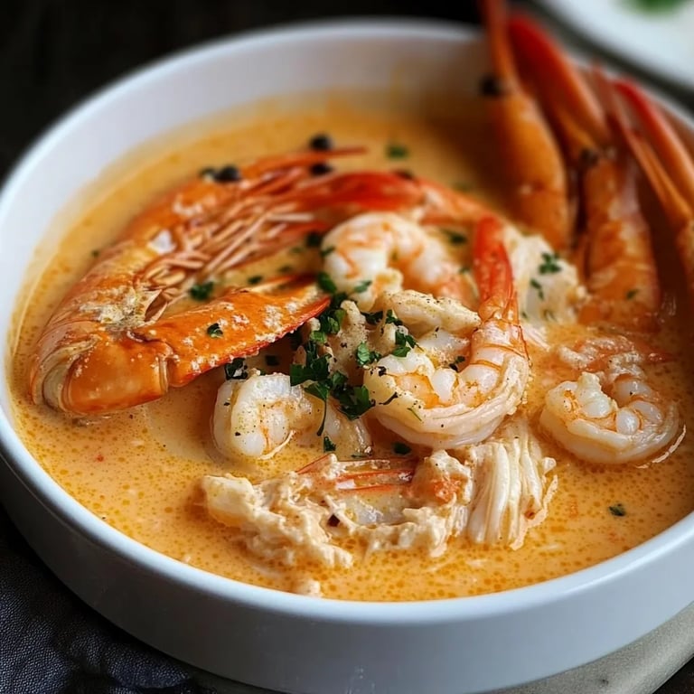 Crab and Shrimp Seafood Bisque