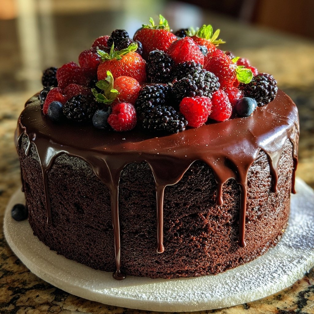 Moist Chocolate Layer Cake From Scratch