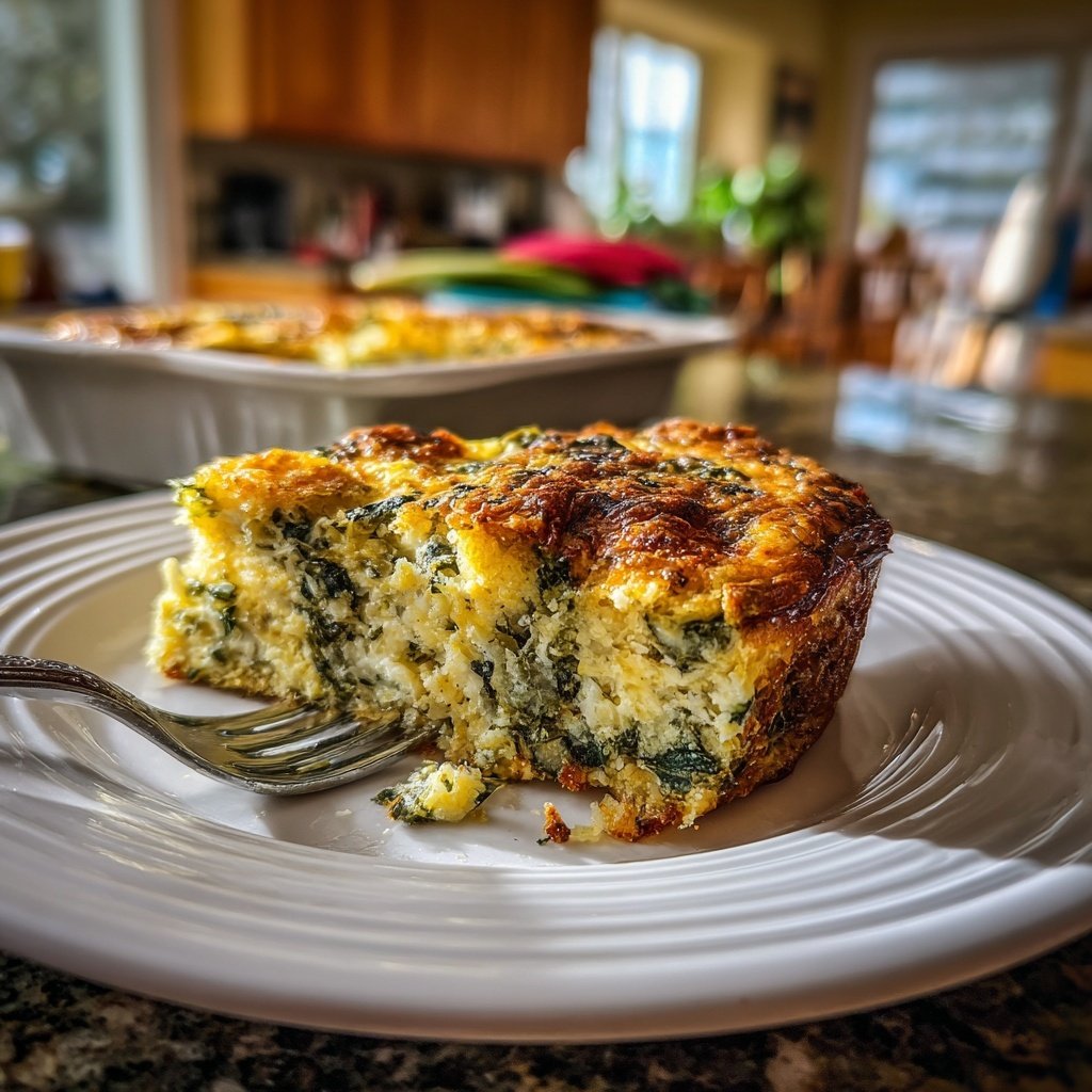 Spring Brunch Egg Casserole With Spinach