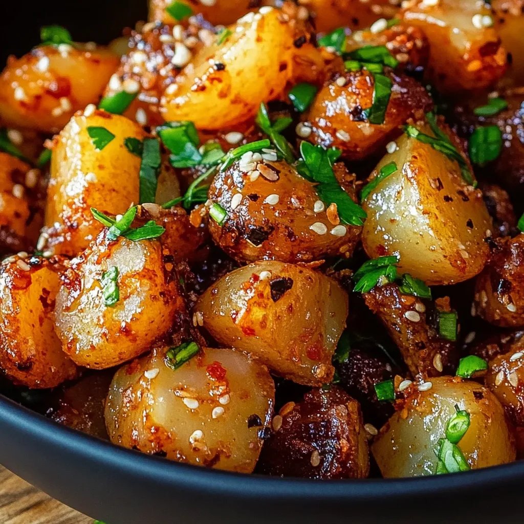 Crispy Korean Potato Dish