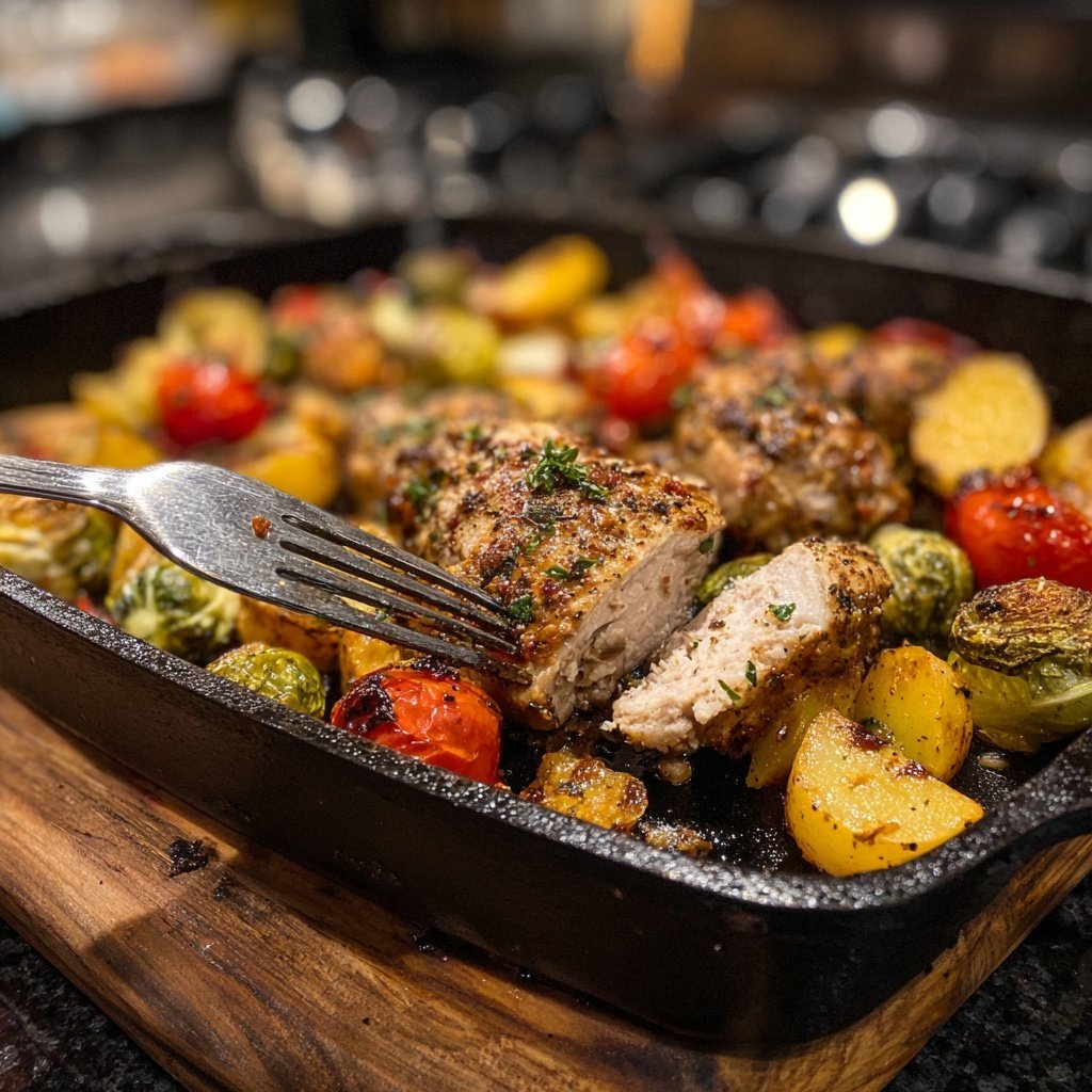 One Pan Easy Healthy Dinner Chicken