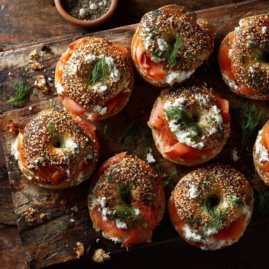 High Protein Bagels Meal Prep