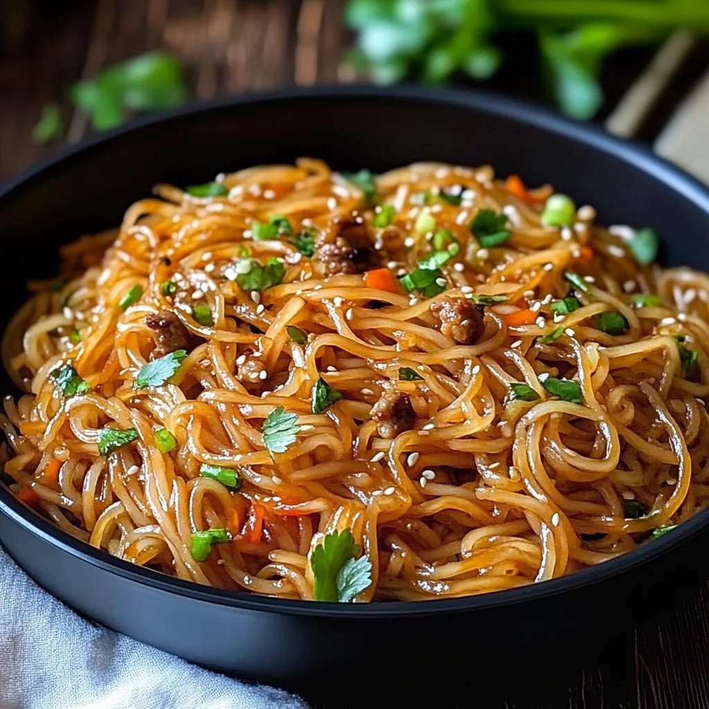 Delicious Rice Noodle Stir-Fry for Quick Weeknight Dinners