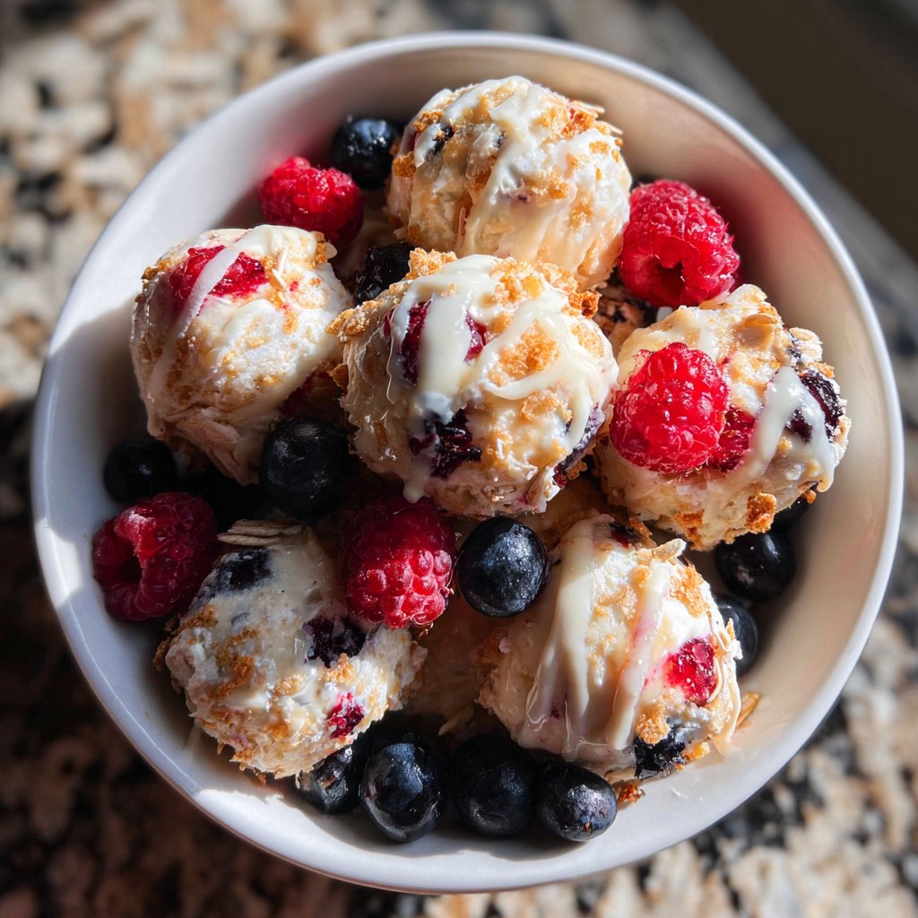 Healthy Frozen Yogurt Bites