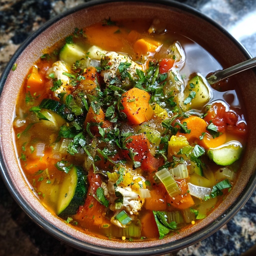 Light Spring Vegetable Soup