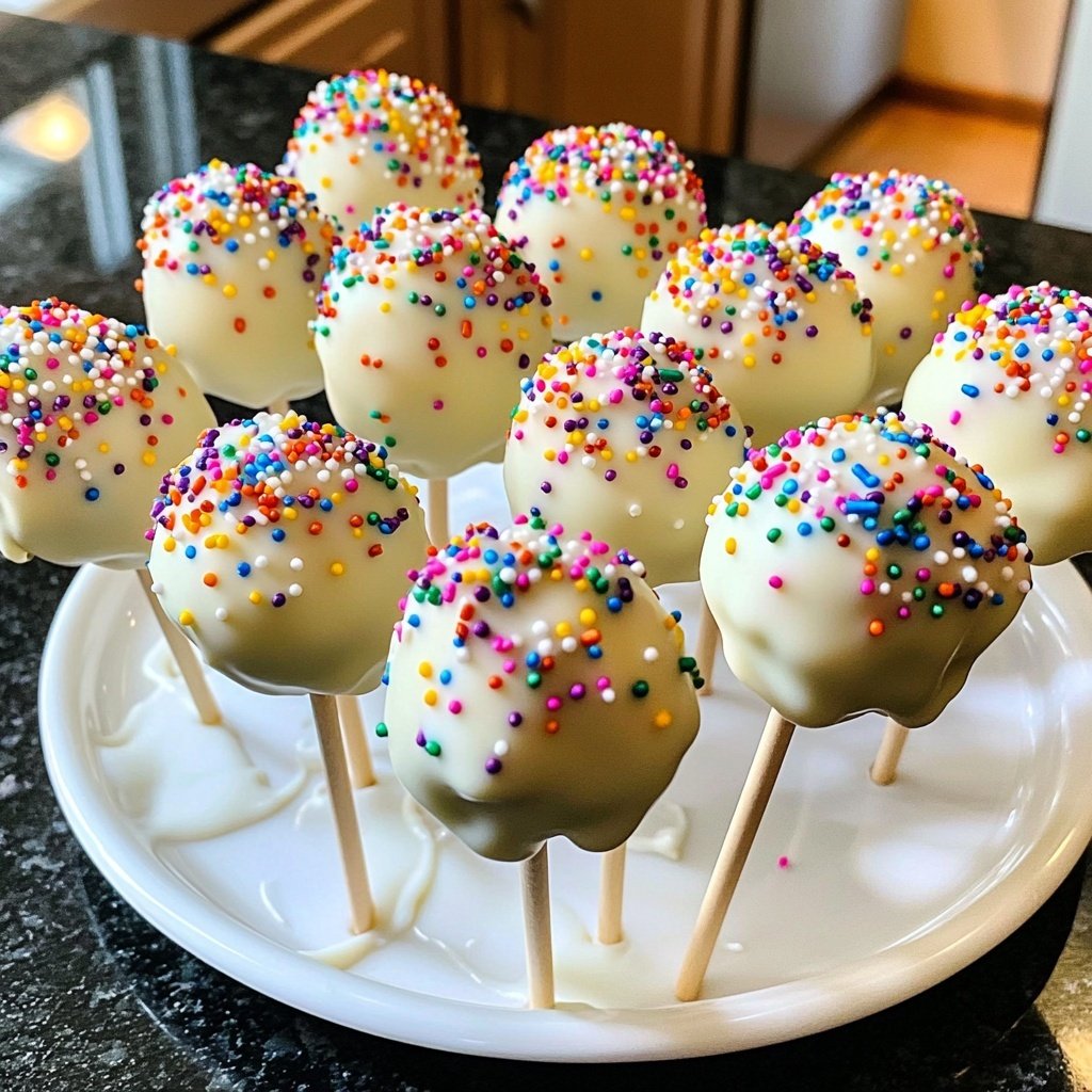 Starbucks Copycat Birthday Cake Pops