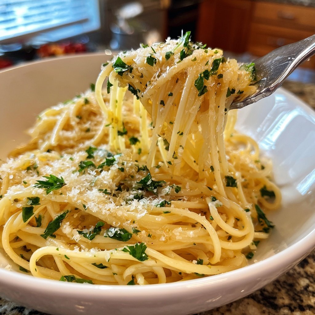Quick & Easy 15-Minute Garlic Pasta